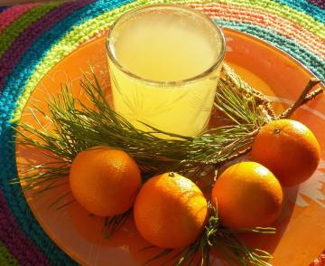 Bebida Mandarim-fir com vitamina C. novidade Natal 2020!
