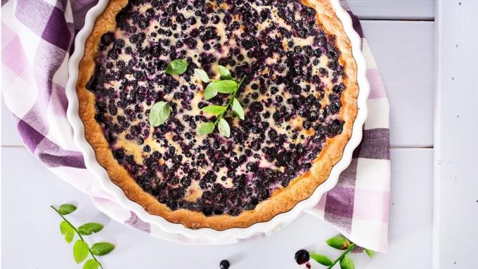  A sobremesa famosa mais na Finlândia - Blueberry Pie. Fotos - Yandex. fotos