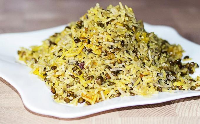 arroz com lentilhas Madzhadra