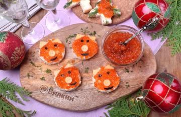 Sanduíches de Reveillon com Caviar