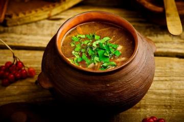O que é Rahman sopa e como cozinhá-los. Receita do século 19