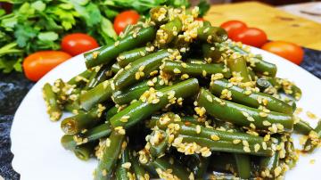 Salada de feijão verde