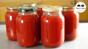 Suco de tomate para o inverno: há muito abandonou outras receitas