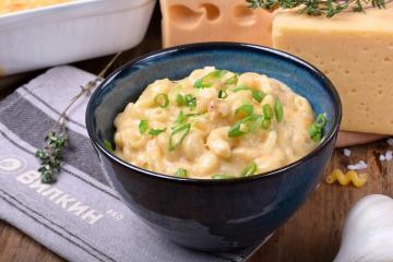 Macarrão com queijo estilo americano