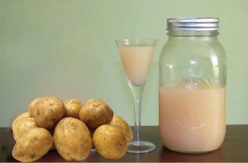 Tratamento de suco de batata: o que e como aplicar