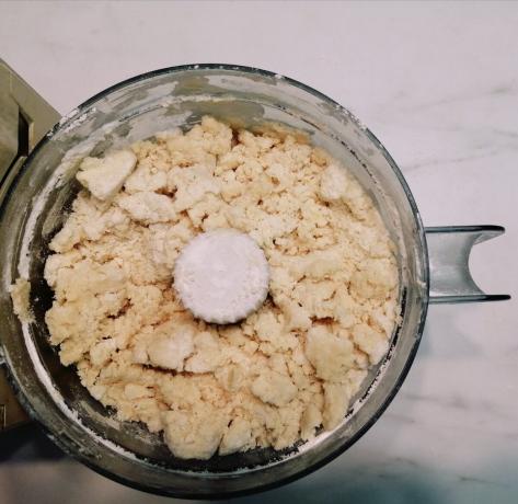 misture a manteiga e farinha