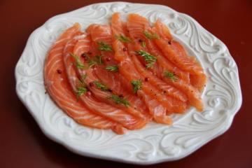 Delicatessen "salmão" de rosa salmão