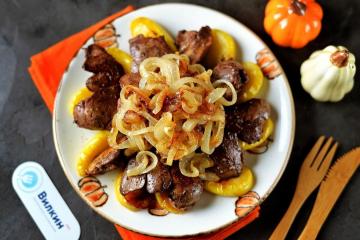 Fígado de Frango Frito com Cebola