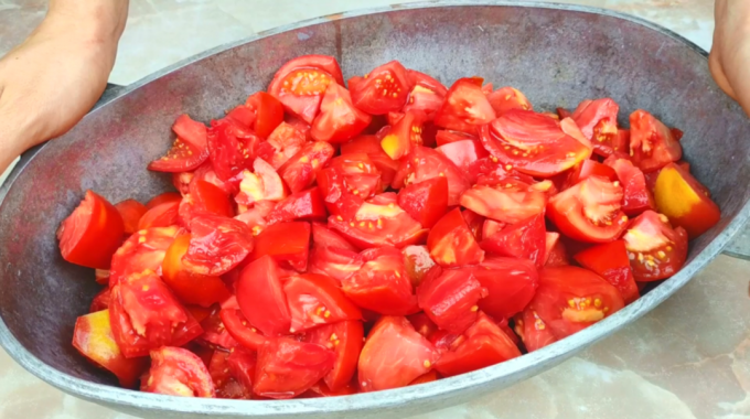 tomates para o inverno rapidamente