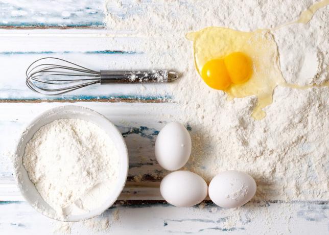 Como remover o sabor de ovos no cozimento. diz pasteleiro